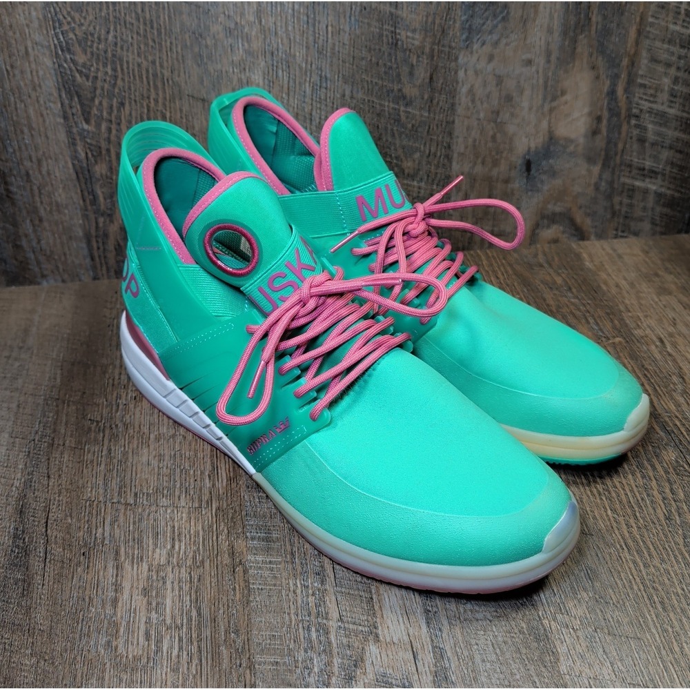 Supra Miami Pack Skytop V Muska Mens Size 13 High Top Skate Sneakers Mint - Pink